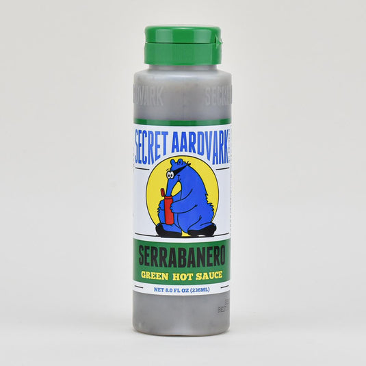 Secret Aardvark Serrabanero Green Hot Sauce, 8oz.