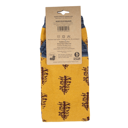Replant Pairs Mustard Tree Socks