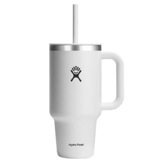 Hydro Flask White Travel Tumbler, 32oz