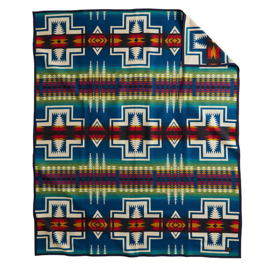 Pendleton Limited Edition Blue Century Harding Blanket, Twin