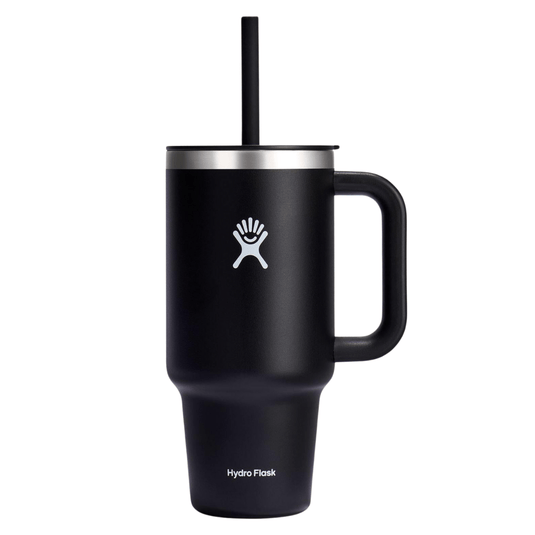 HYDRO FLASK Hydro Flask Black Travel Tumbler, 32oz.