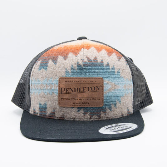 Pendleton Sunset Pass Brown Wool Trucker Hat