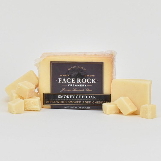 Face Rock Cheese Smokey Cheddar, 6oz front