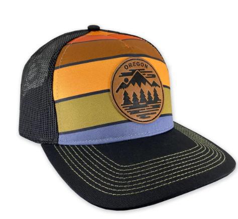 Load image into Gallery viewer, Little Bay Root Oregon Fifty Ranges | Curved Billed Trucker Hat
