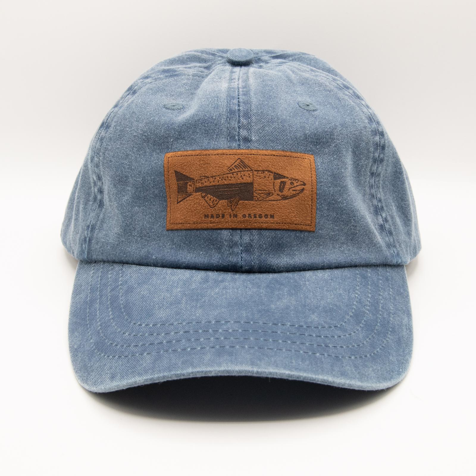 Grafletics MIO Salmon Washed Denim Hat – Made In Oregon