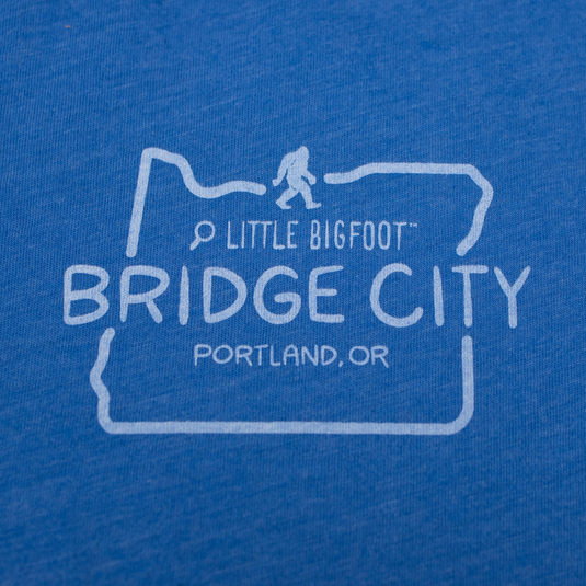 Find Little Bigfoot Bridge City T-Shirt little bigfoot logo