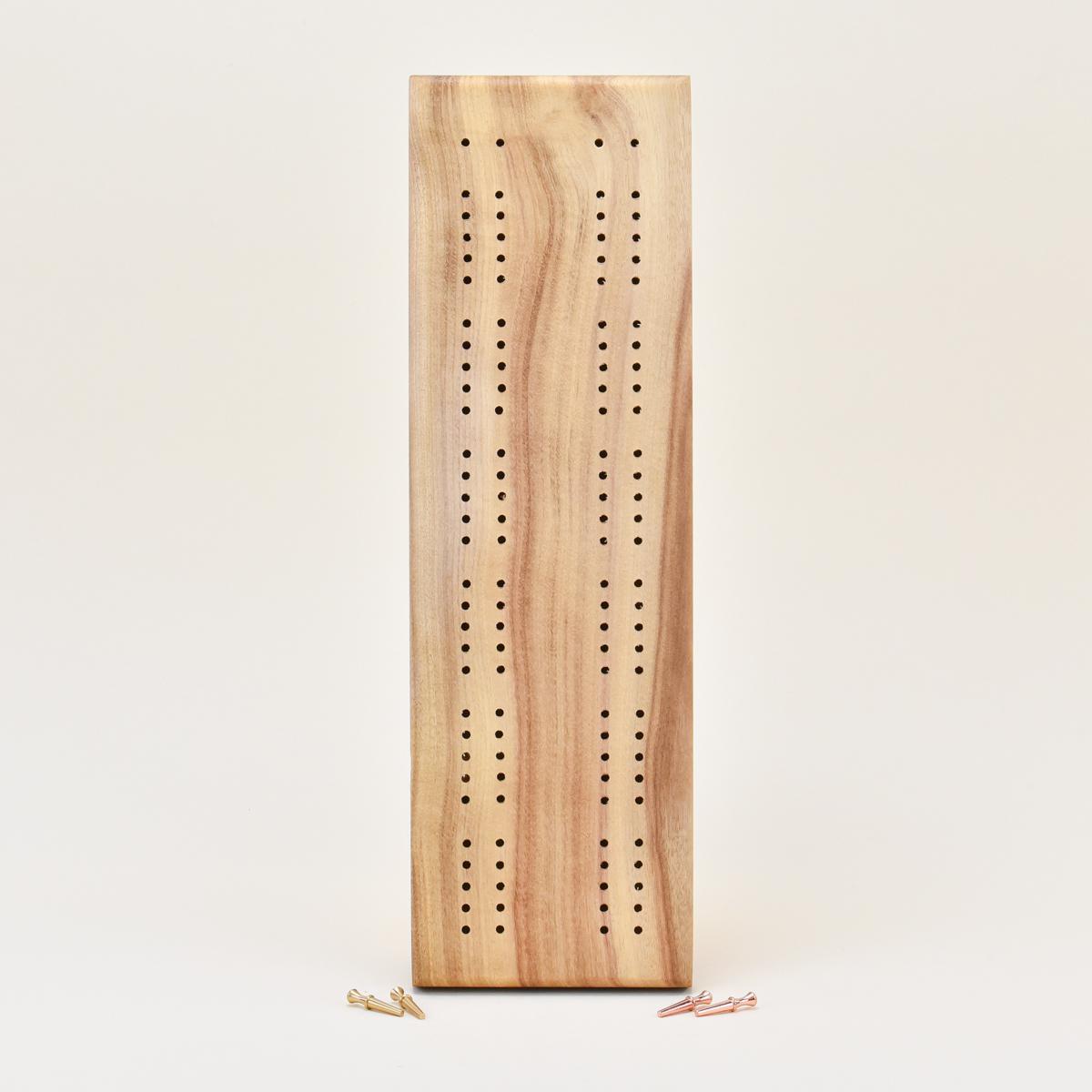 Myrtlewood Cribbage Board | Made In Oregon
