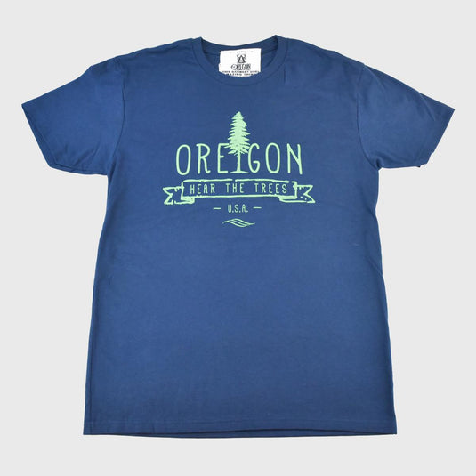 Be Oregon Hear The Trees T-Shirt, entire front