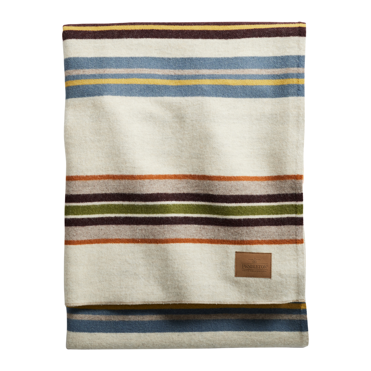 Pendleton Bridger Stripe Ivory Mix, Throw – Made In Oregon