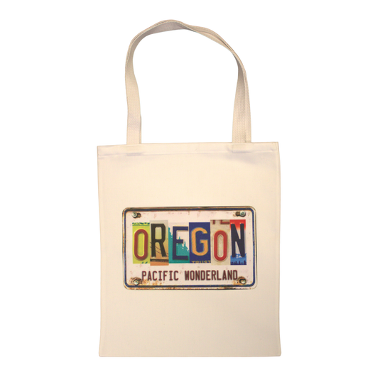 Oregon Pacific Wonderland License Tote Bag