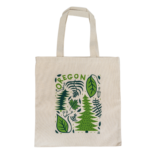 Oregon Green Forest Tote Bag