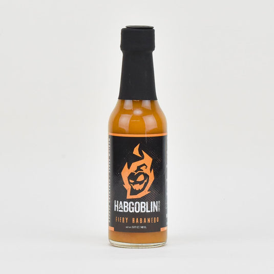 Habgoblin Fiery Habanero Hot Sauce, 5oz front
