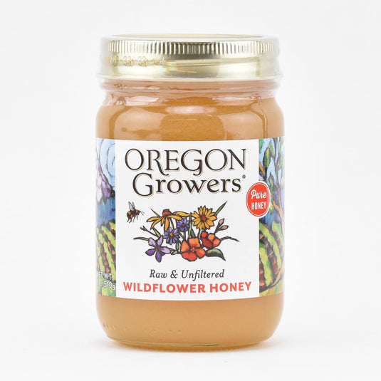 Oregon Growers Wildflower Honey, 18oz.