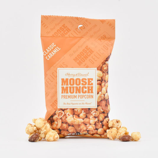 Moose Munch® Classic Caramel Popcorn, 2.5oz. front