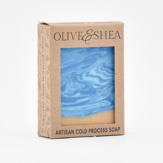 Olive & Shea Seaside Soap in box