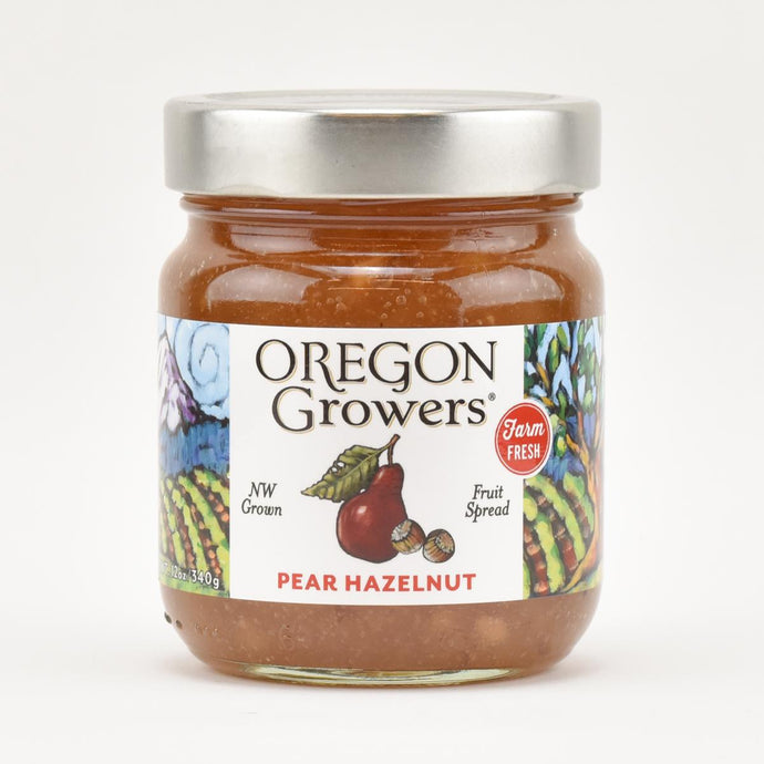 Oregon Growers Pear Hazelnut Fruit Spread, 12oz.