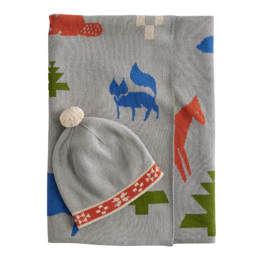 Pendleton Shared Paths Knit Baby Blanket Set