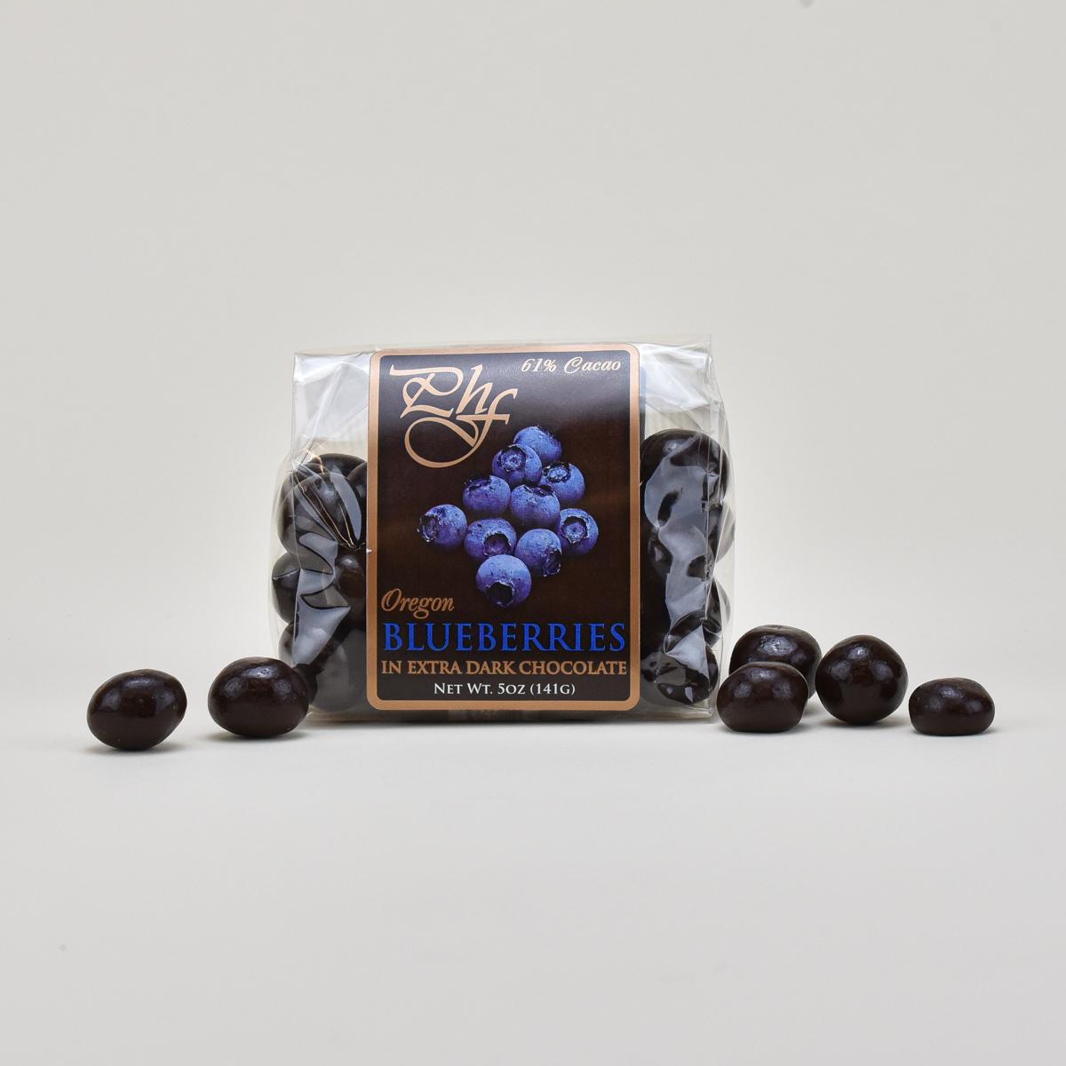 Pacific Hazelnut Farms Dark Chocolate Blueberries, 5oz. | Made In