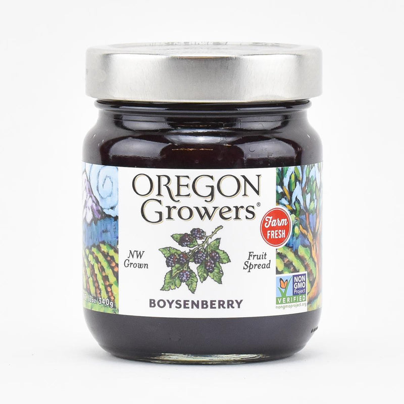 Load image into Gallery viewer, Oregon Growers Boysenberry Fruit Spread, 12oz.
