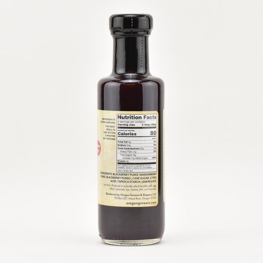 Oregon Growers Marionberry Fruit Syrup, 8oz.