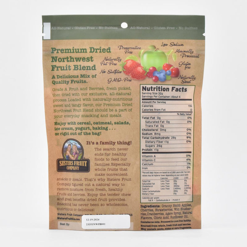 Load image into Gallery viewer, Sisters Fruit Company Premium Dried Northwest Fruit Blend, 7oz.
