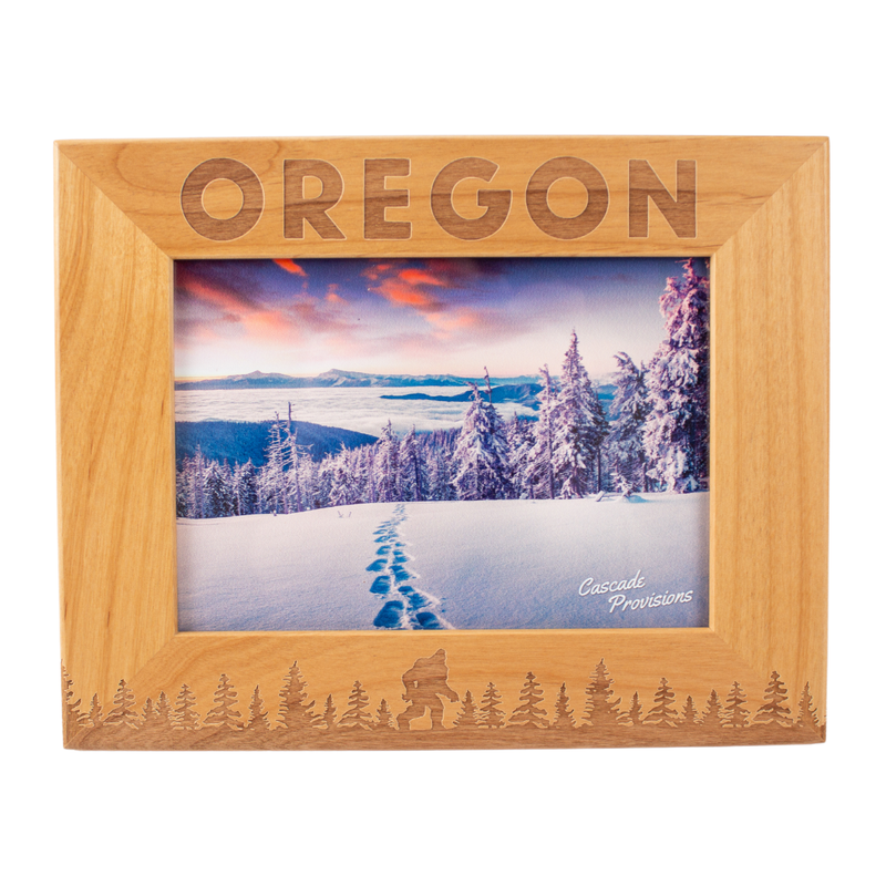 Load image into Gallery viewer, Oregon Sasquatch Wooden Frame
