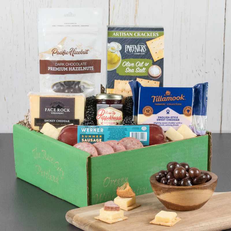 Load image into Gallery viewer, Oregon Highlights Cheese Gift Basket