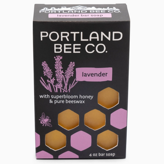 Lavender Beeswax and Honey Bar Soap, 4oz