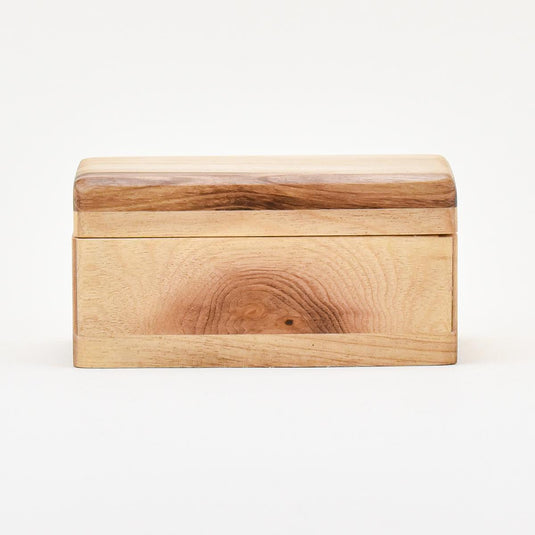 Myrtlewood Jewelry Box, Small front closed