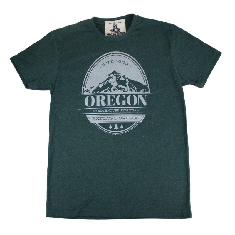 Load image into Gallery viewer, Be Oregon T-Shirt Vintage Stamp front of shirt
