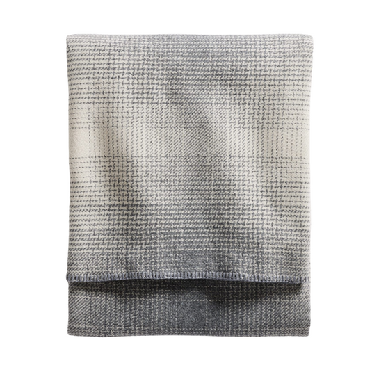 Pendleton Eco-Wise Bone/Grey Ombre Washable Wool Blanket, Twin