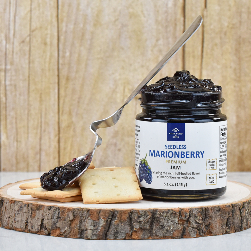 Load image into Gallery viewer, kuze fuku marionberry jam 5.1 oz plated