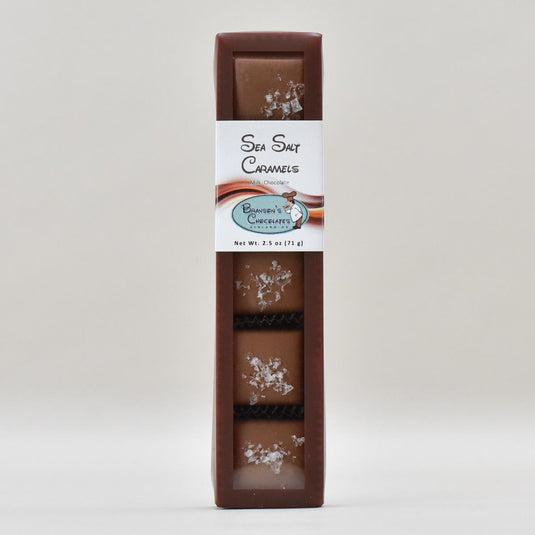 Branson's Chocolates Sea Salt Caramels front