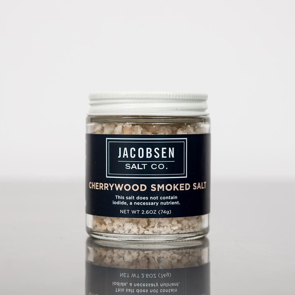 Jacobsen Salt Co. Infused Sea Salt, Cherrywood Smoked, 5 Ounce 