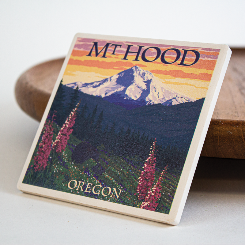 Load image into Gallery viewer, Mt. Hood Flower Coaster
