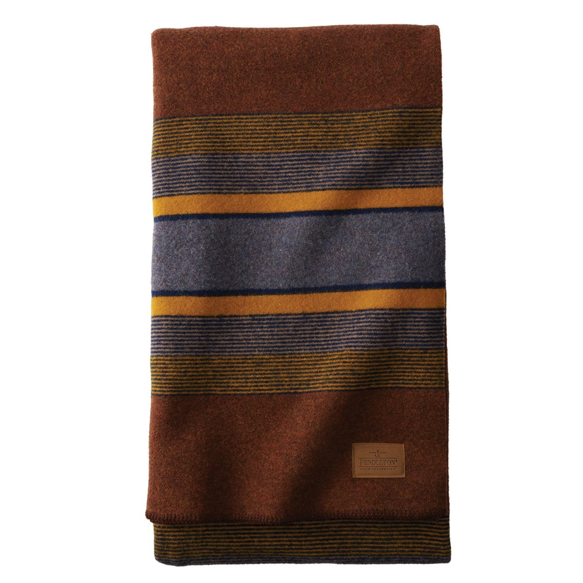 Pendleton Yakima Camp High Ridge Wool Blanket, Twin Made in Oregon