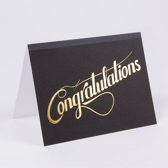 Gold Foil Congratulations Card