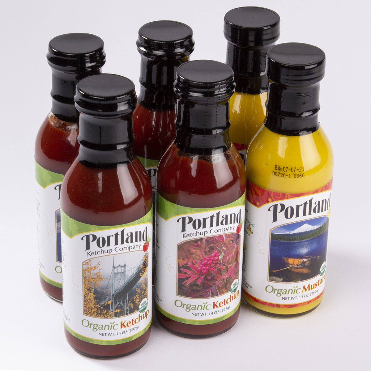 Portland Organic Ketchup & Mustard Gift Set, Portlandia Foods Made in