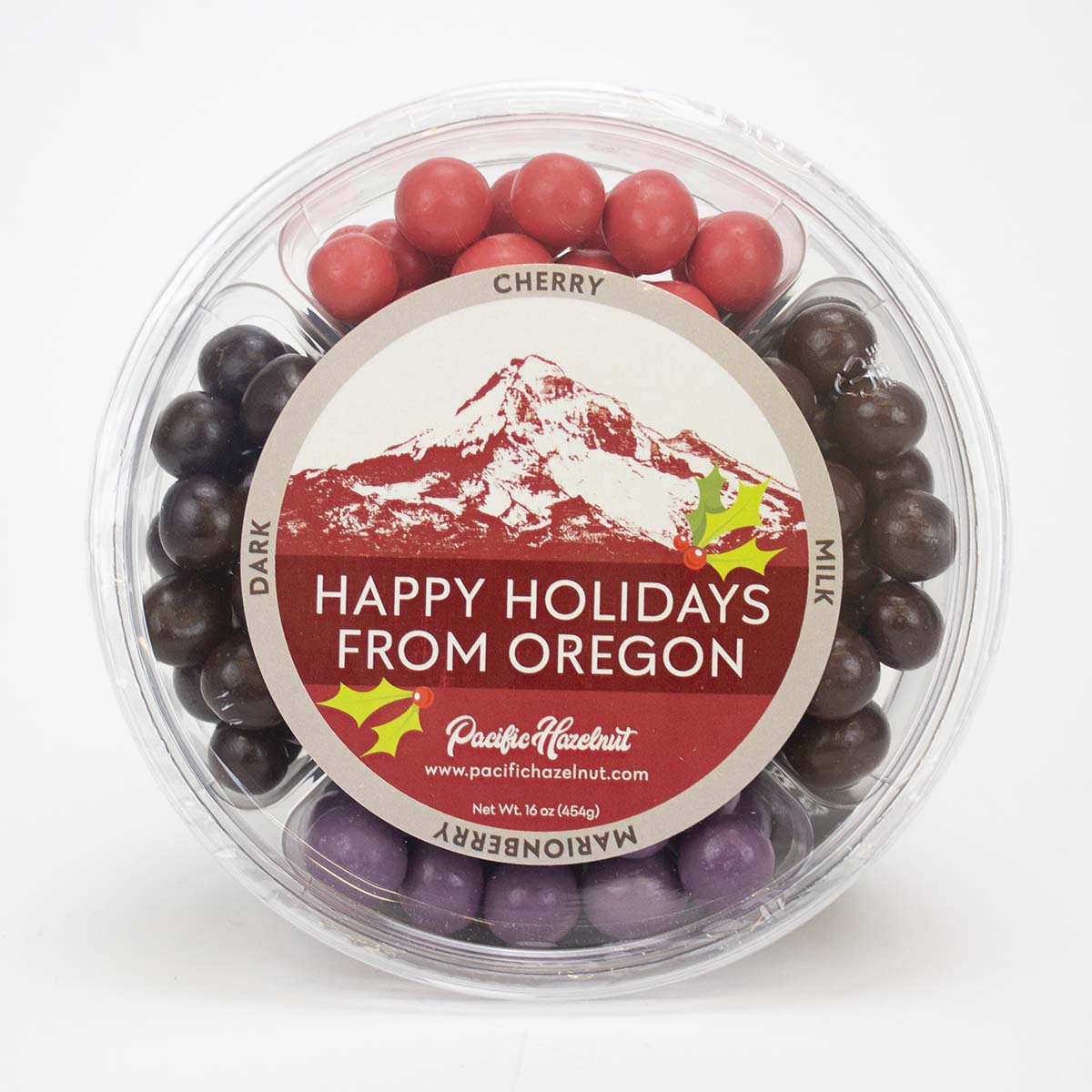 Pacific Hazelnut Farms Hazelnut Holiday Round, 16oz. Made In Oregon