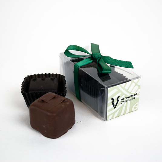 Arrowhead Chocolates Huckleberry Truffle Collection, 2pc with samples