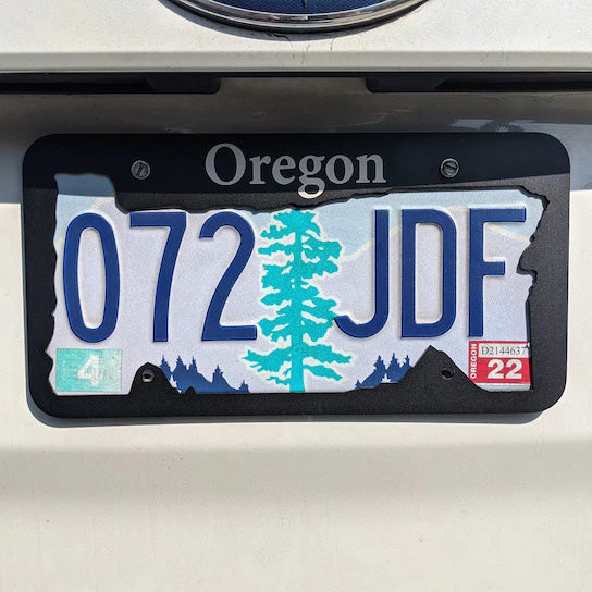 Oregon License Plate Frame, Stateline Frames Made in Oregon Made In