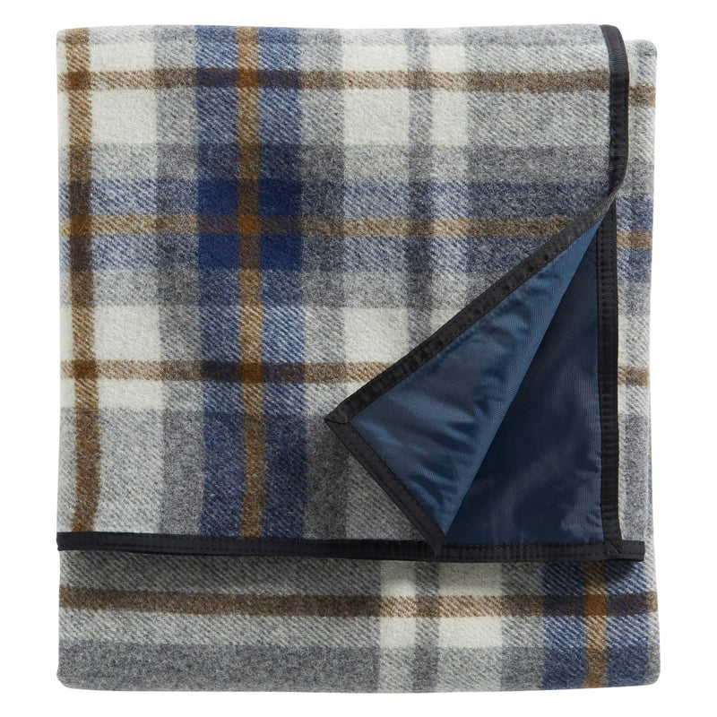 Load image into Gallery viewer, Pendleton Raleigh Hills Roll-Up Wool Blanket Folded
