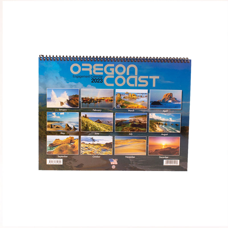 Load image into Gallery viewer, 2023 Oregon Coast Calendar back

