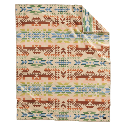 Pendleton Opal Springs Wool Blanket Twin Front