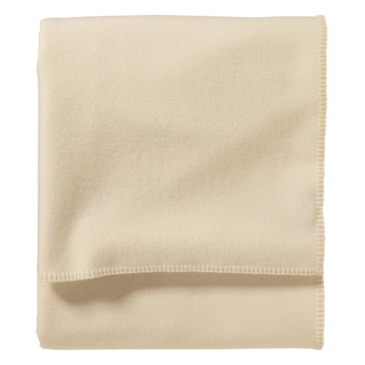 Pendleton EcoWise Ivory Washable Wool Blanket, Twin Made In Oregon