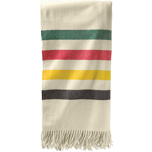 Pendleton 5th Avenue Glacier National Park Wool Blanket, Throw