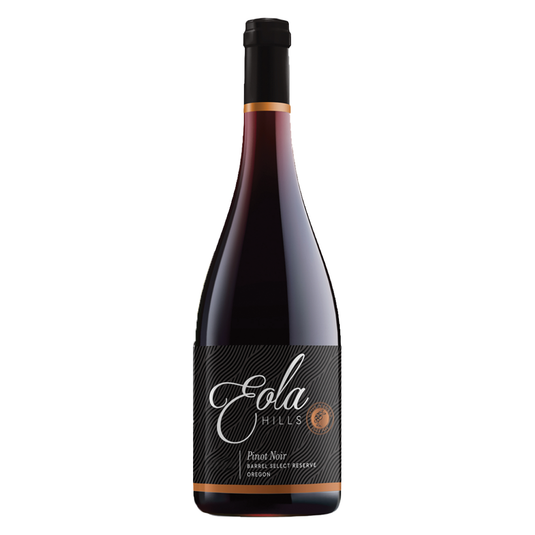 2020 Eola Hills Pinot Noir - Barrel Select Reserve, front of bottle