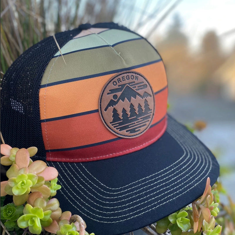 Load image into Gallery viewer, Little Bay Root Oregon Fifty Ranges | Curved Billed Trucker Hat 118101
