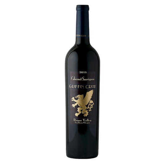 2018 Cabernet Sauvignon Griffin Creek, front of bottle