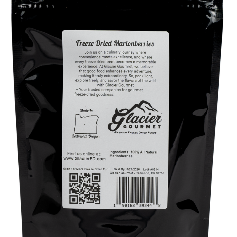 Load image into Gallery viewer, Glacier Gourmet Freeze Dried Marionberries 1.5oz
